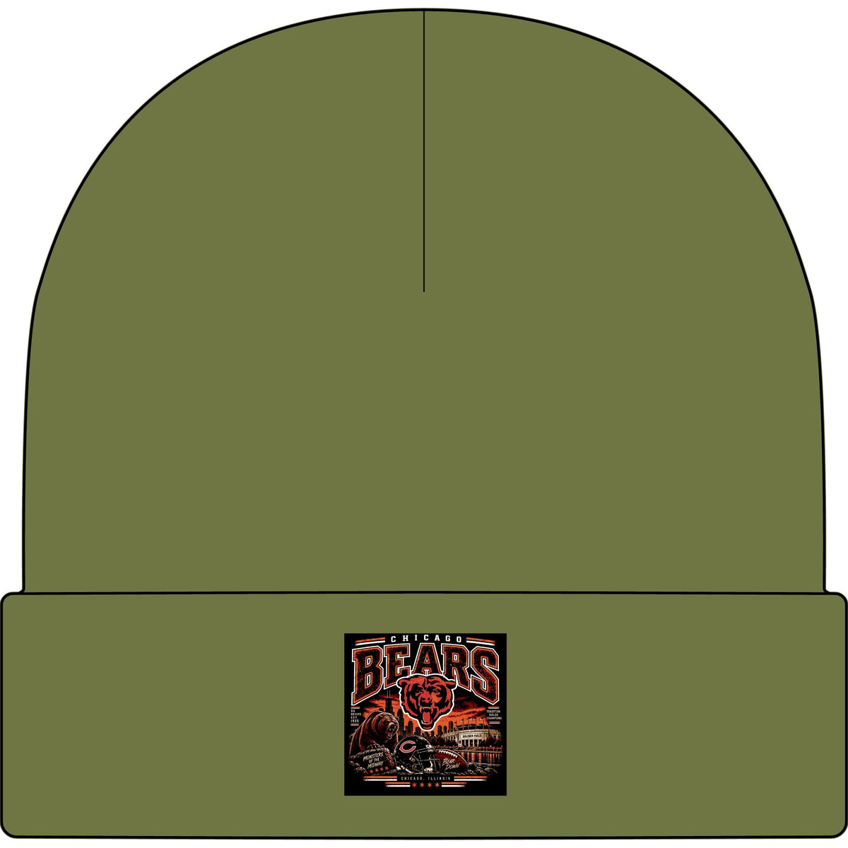 Chicago Bears Pride - AS Colour 1107 Cuff Beanie