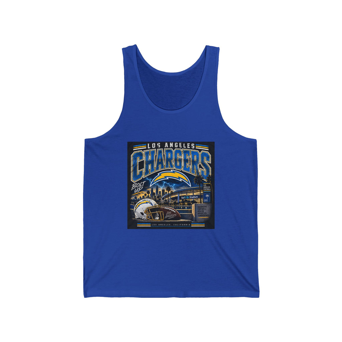 Los Angeles Chargers Bolt Up - Athletic Tank