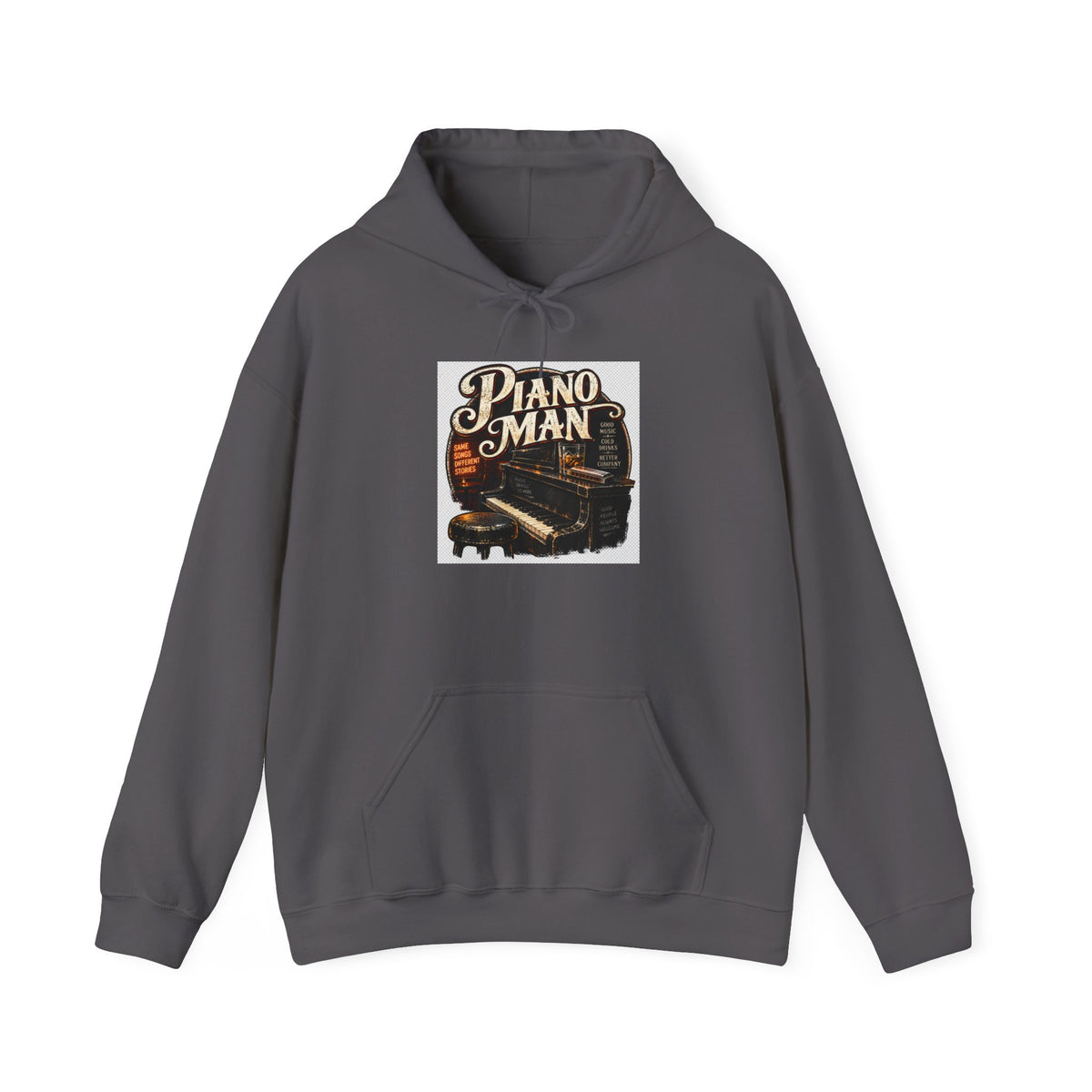 Piano Man Retro Bar - Hoodie
