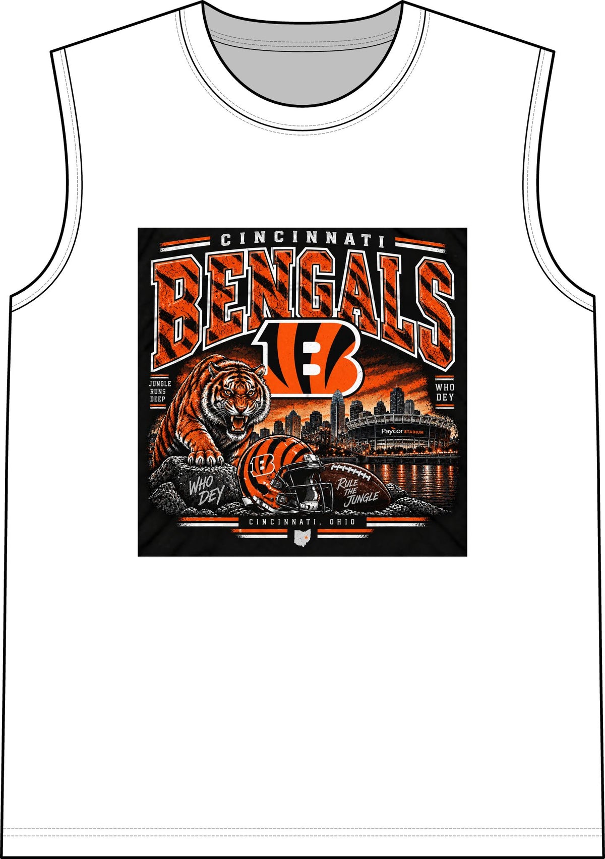 Cincinnati Bengals Jungle Reign - Classic Tank
