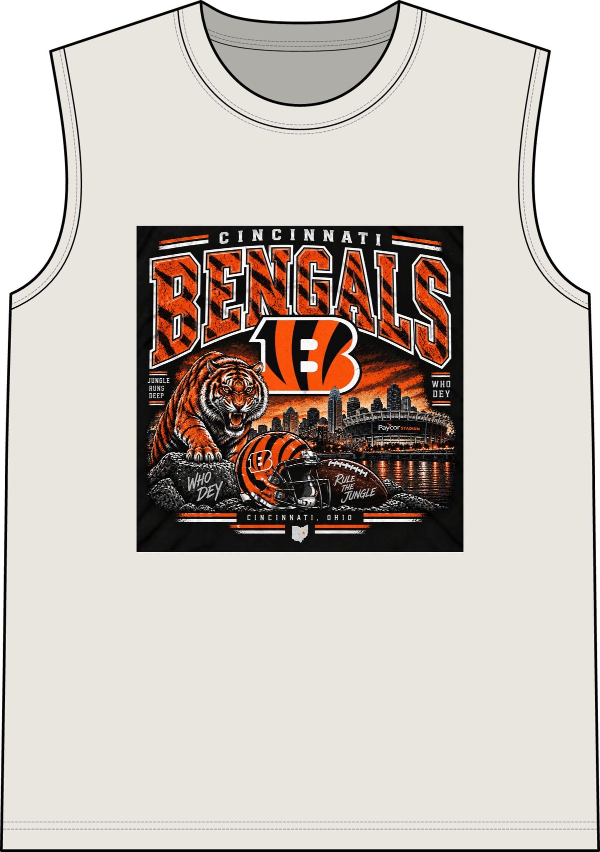 Cincinnati Bengals Jungle Reign - Classic Tank