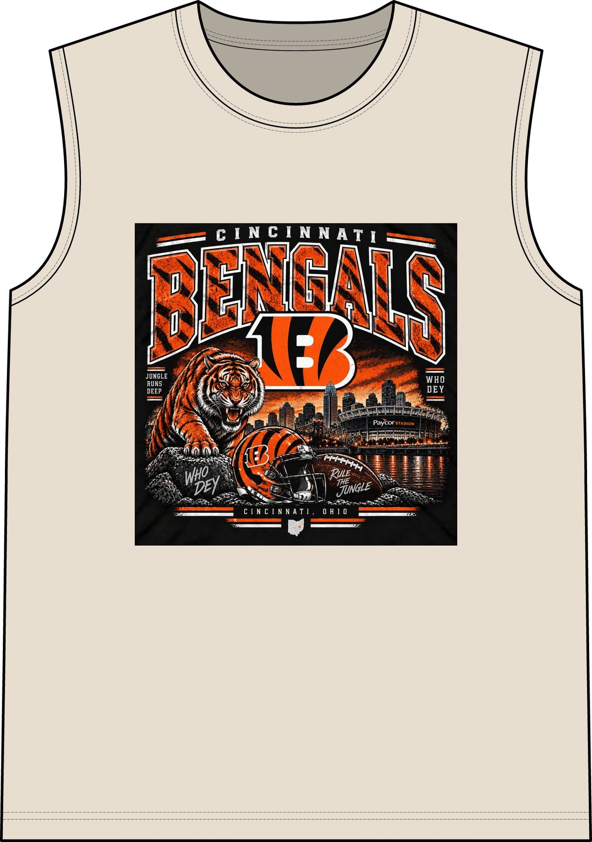 Cincinnati Bengals Jungle Reign - Classic Tank