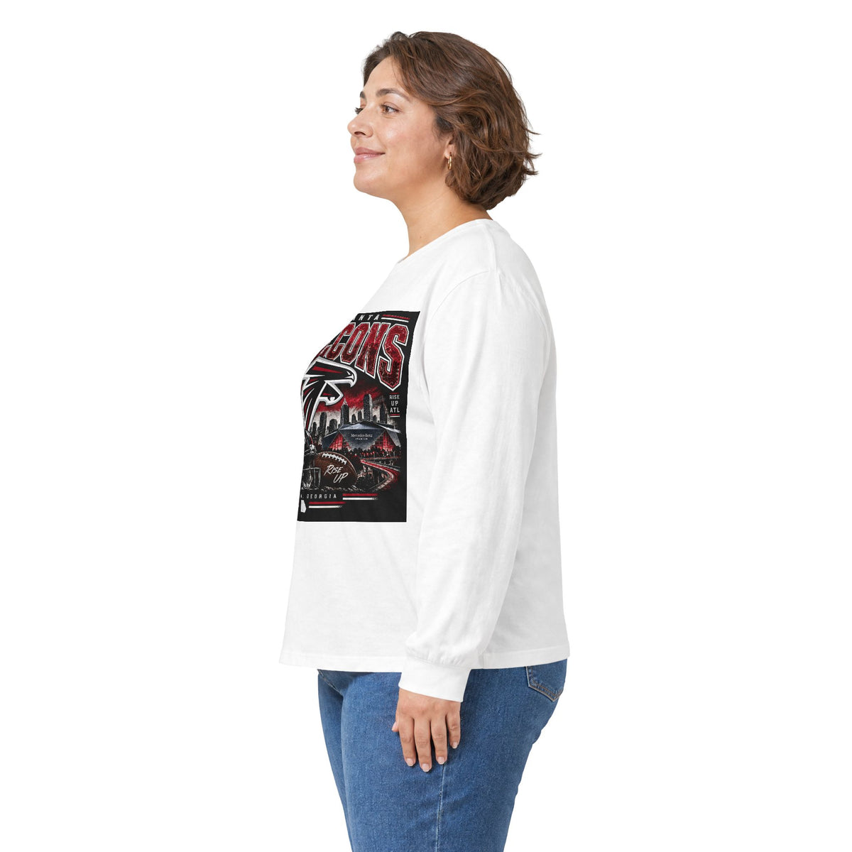 Atlanta Falcons Rise Up - Unisex Ultra Cotton Long Sleeve Tee