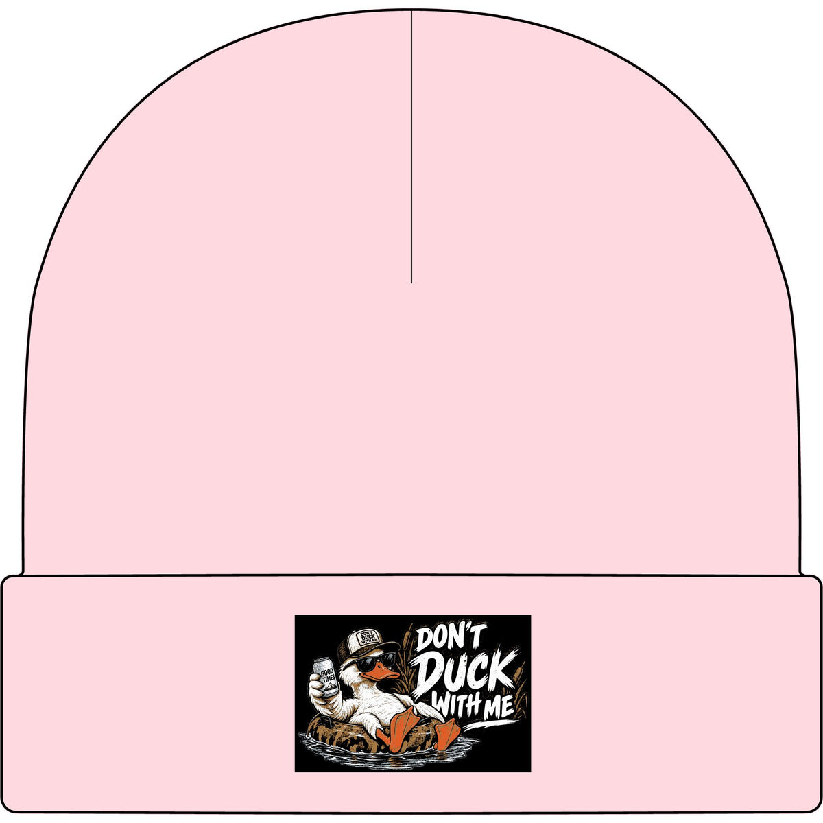 Duck With Me Camo - AS Colour 1107 Cuff Beanie