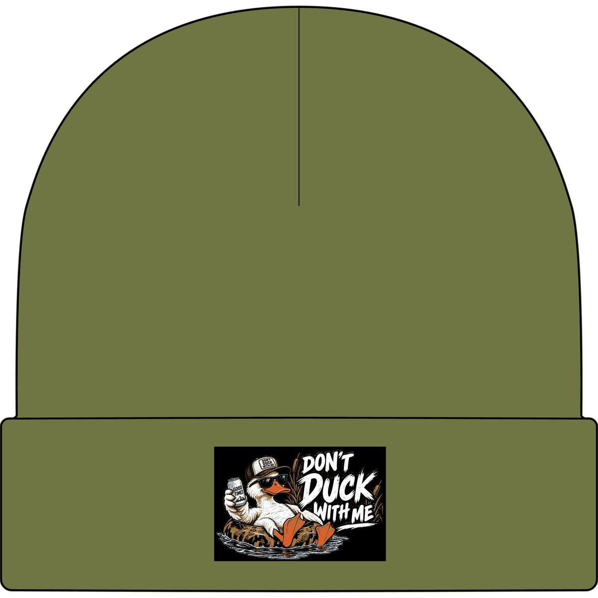 Duck With Me Camo - AS Colour 1107 Cuff Beanie