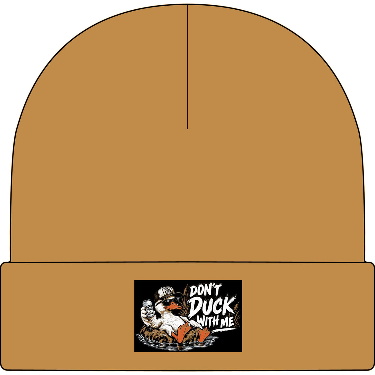 Duck With Me Camo - AS Colour 1107 Cuff Beanie