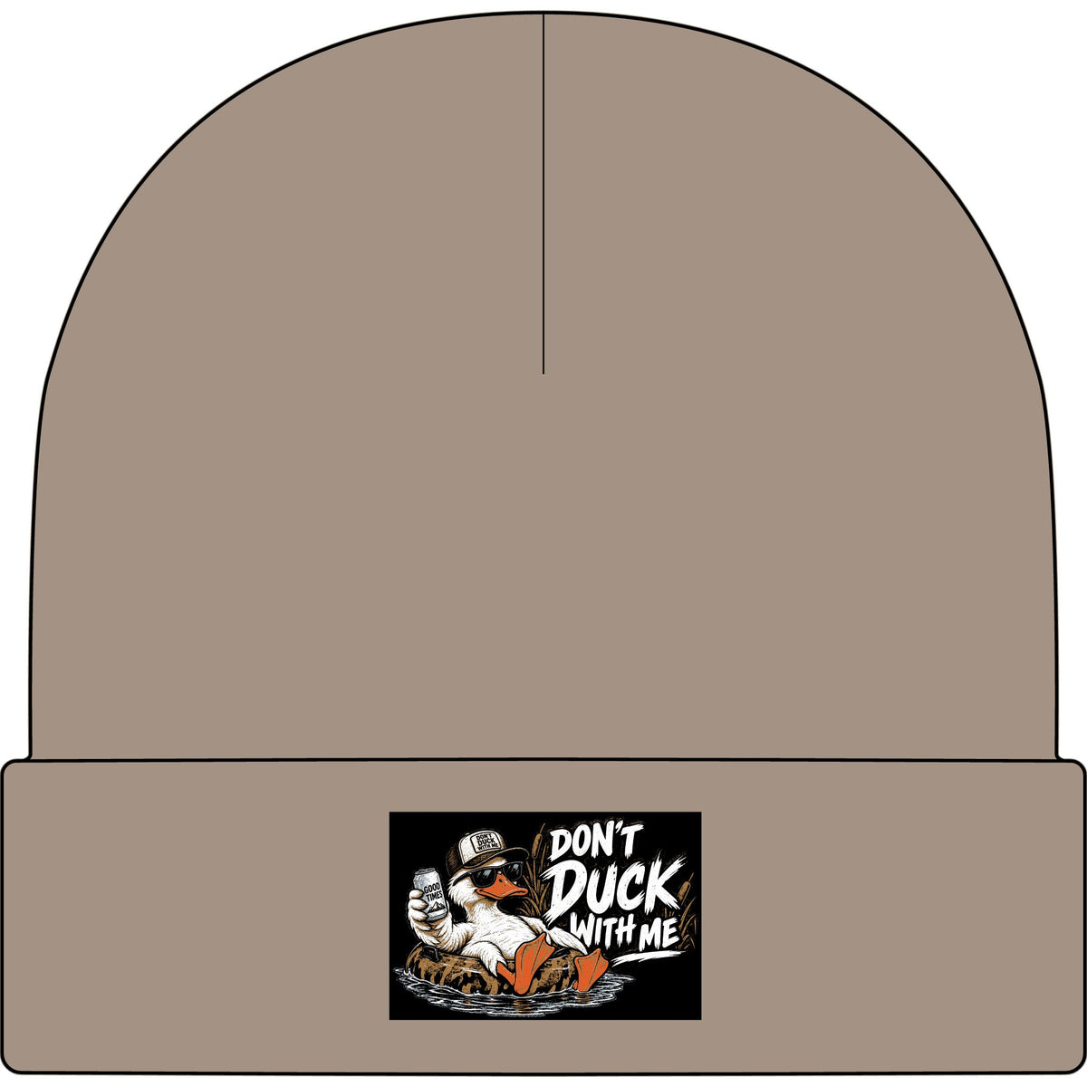 Duck With Me Camo - AS Colour 1107 Cuff Beanie