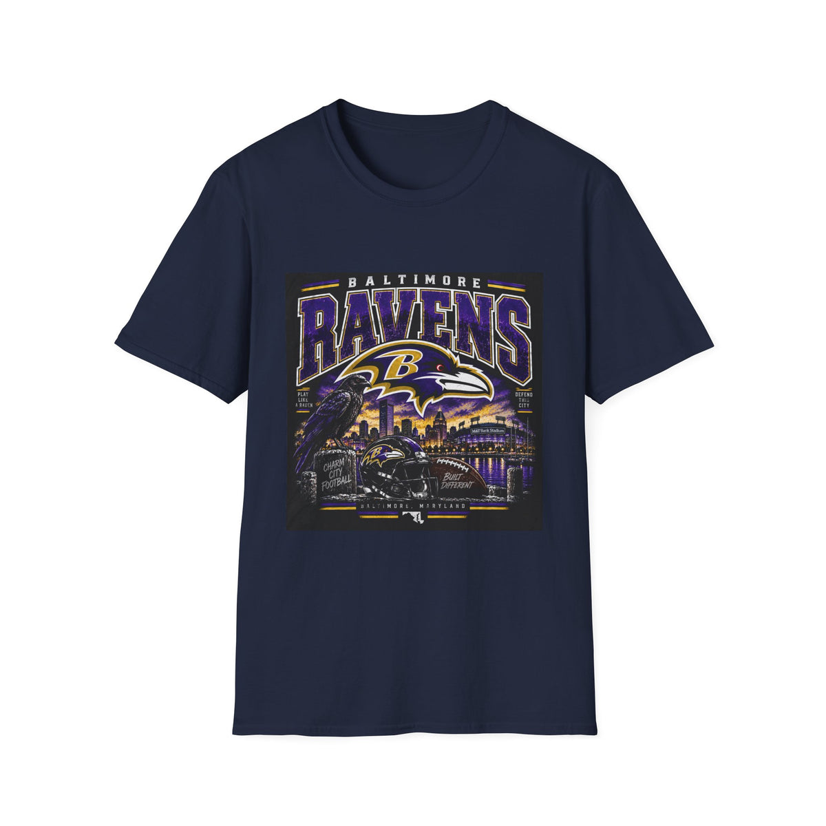 Baltimore Ravens Skyline Tee - Classic Tee