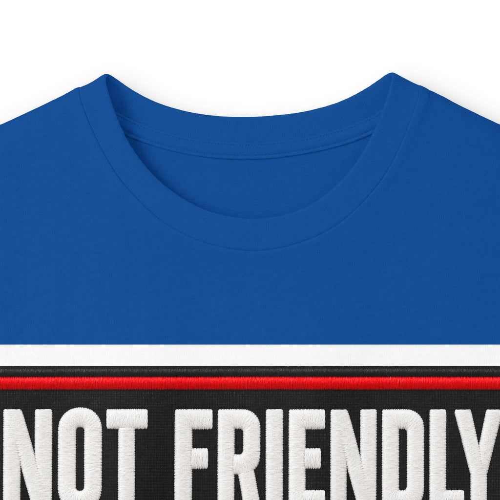 Not Friendly - Service Dog Patch - Unisex Ultra Cotton Long Sleeve Tee
