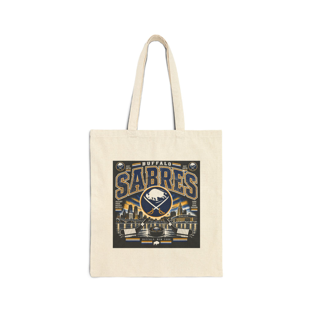 Buffalo Sabres Heritage Shield - Canvas Tote