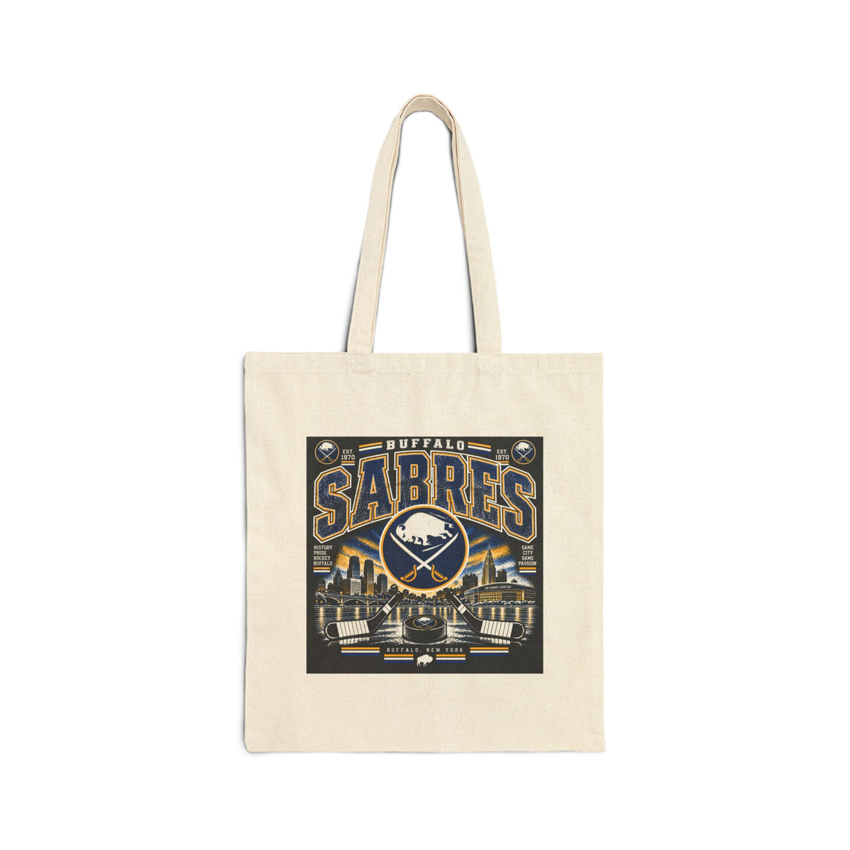 Buffalo Sabres Heritage Shield - Canvas Tote