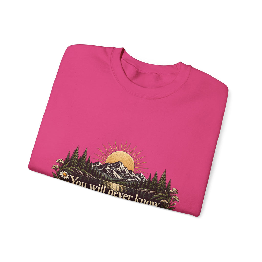 You Will Never Know The Violence It Took To Become This Peaceful - Crewneck Sweatshirt