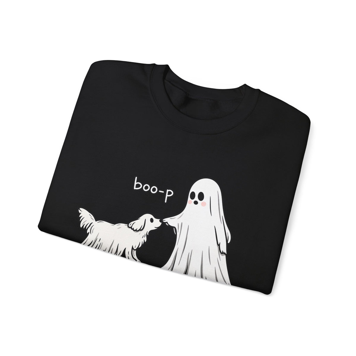 Boo-p Ghost and Dog - Crewneck Sweatshirt