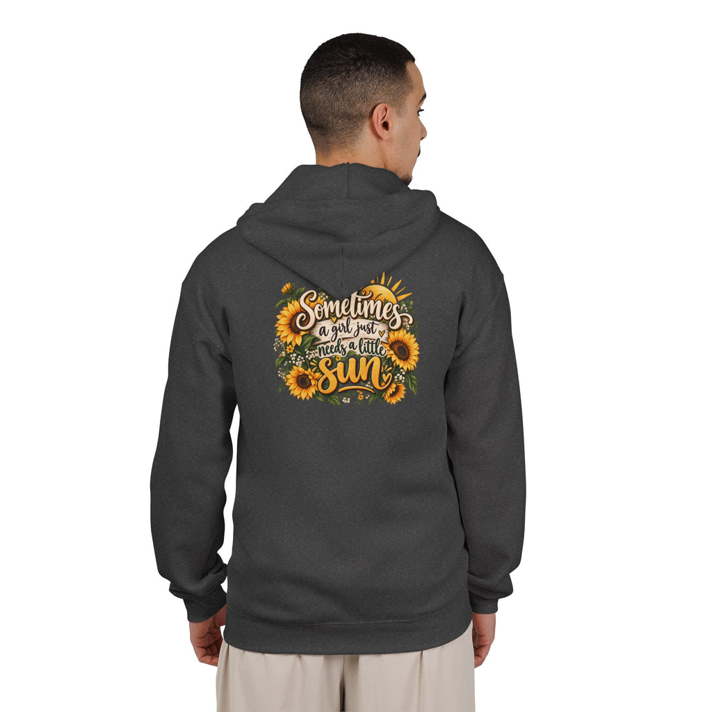 Sunshine Motivation Tee - Full-Zip Hooded Sweatshirt