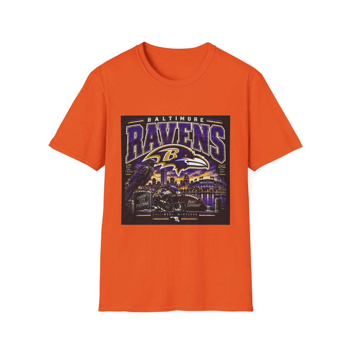 Baltimore Ravens Skyline Tee - Classic Tee