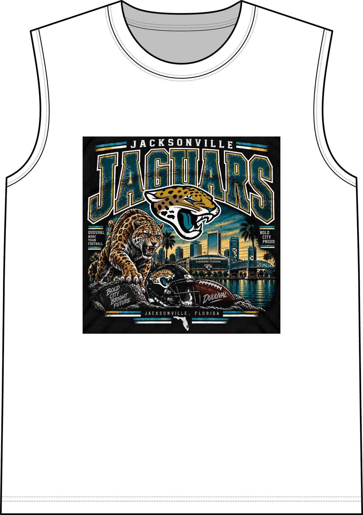 Jacksonville Jaguars Pride - Classic Tank