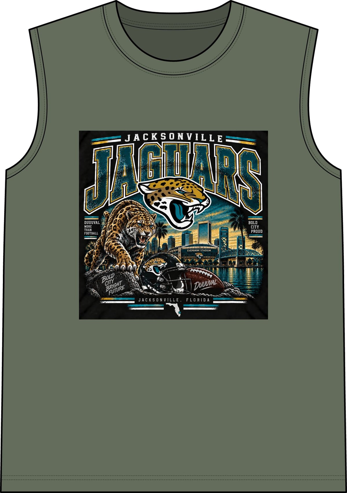 Jacksonville Jaguars Pride - Classic Tank
