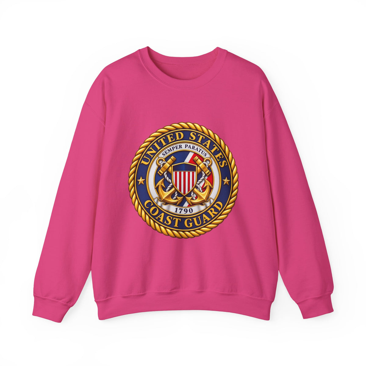 U.S. Coast Guard Emblem - Crewneck Sweatshirt