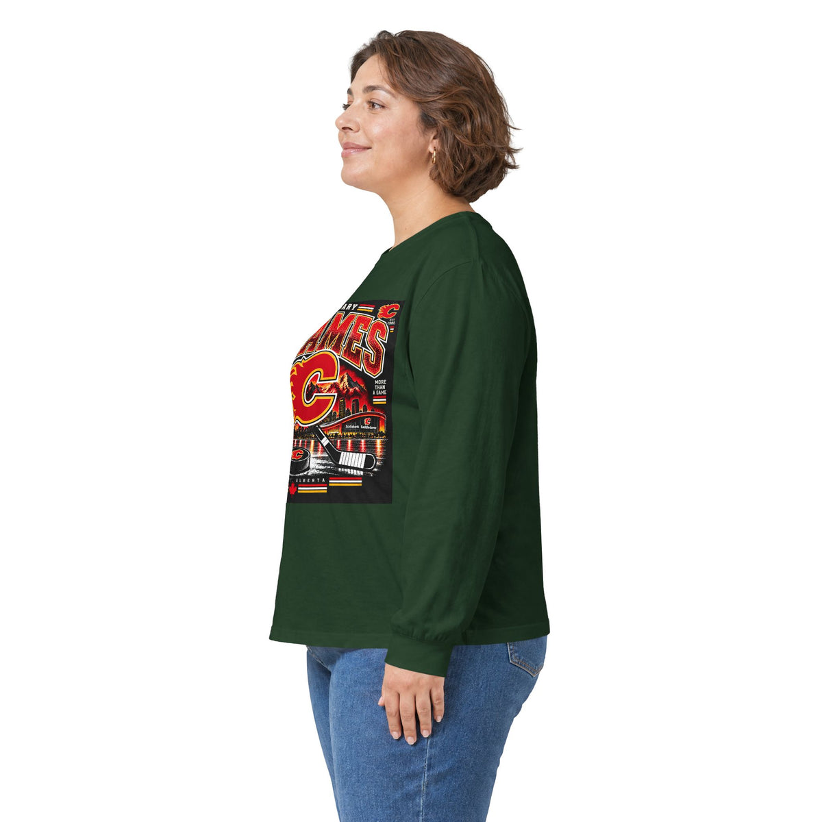 Calgary Flames Pride - Unisex Ultra Cotton Long Sleeve Tee