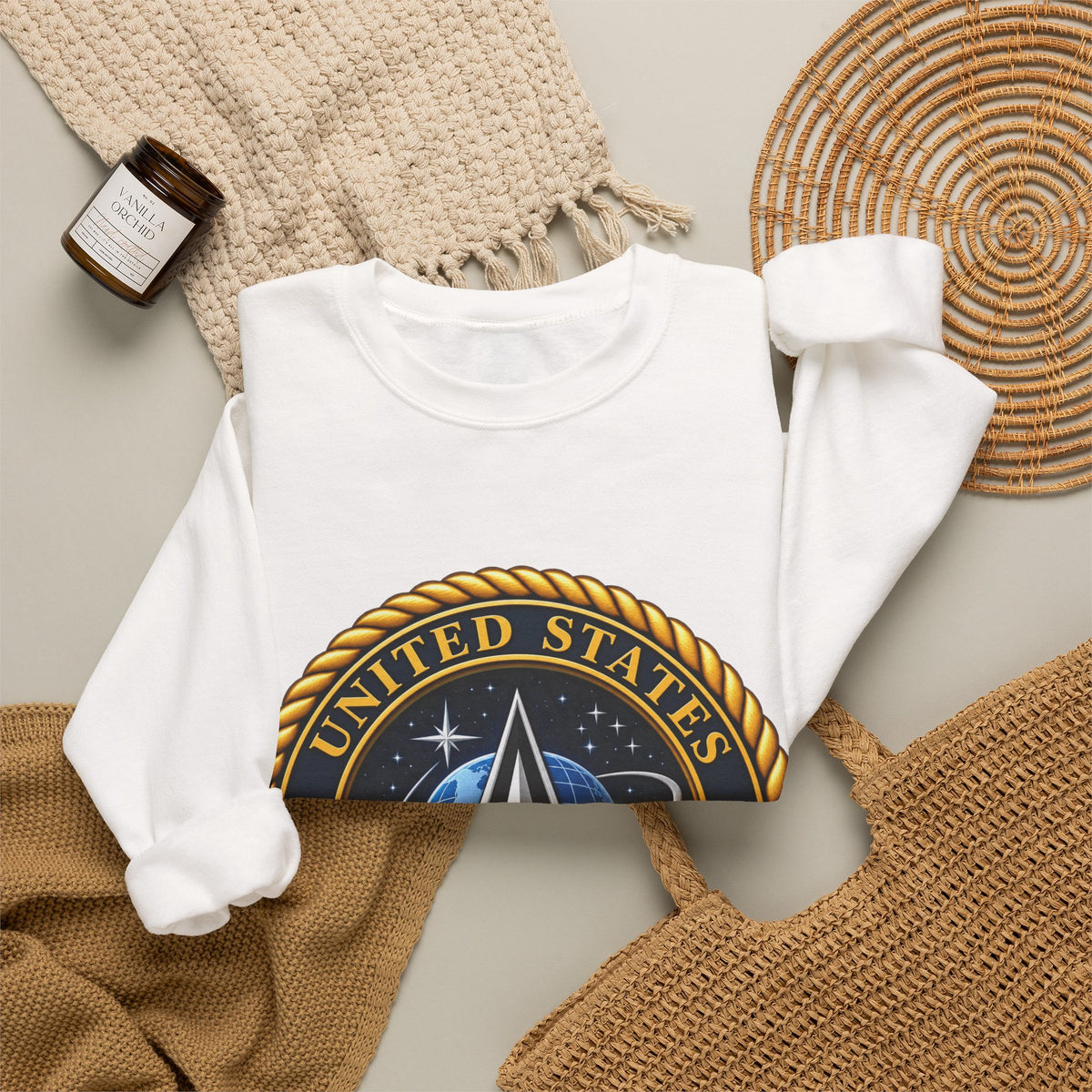 U.S. Space Force Emblem - Crewneck Sweatshirt