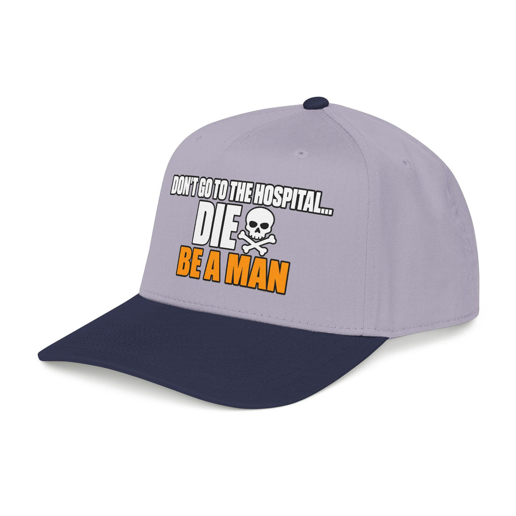 Dont Go to the Hospital - White Outlined - OTTO Baseball Hat