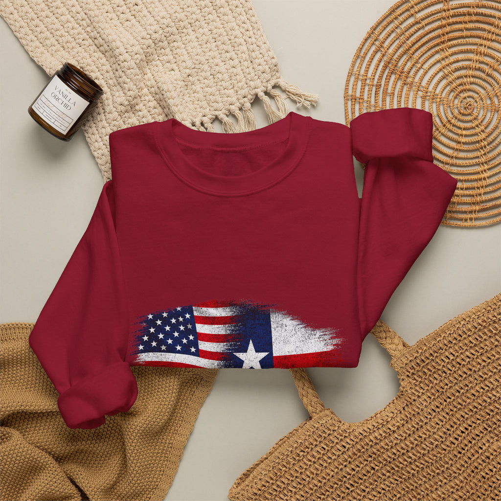 American by Birth, Texan by Choice - Crewneck Sweatshirt