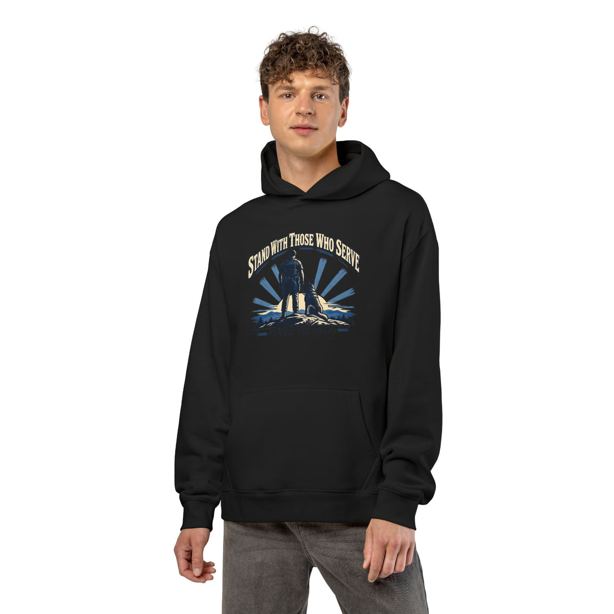 Stand With Those Who Serve Police K9 - Hoodie
