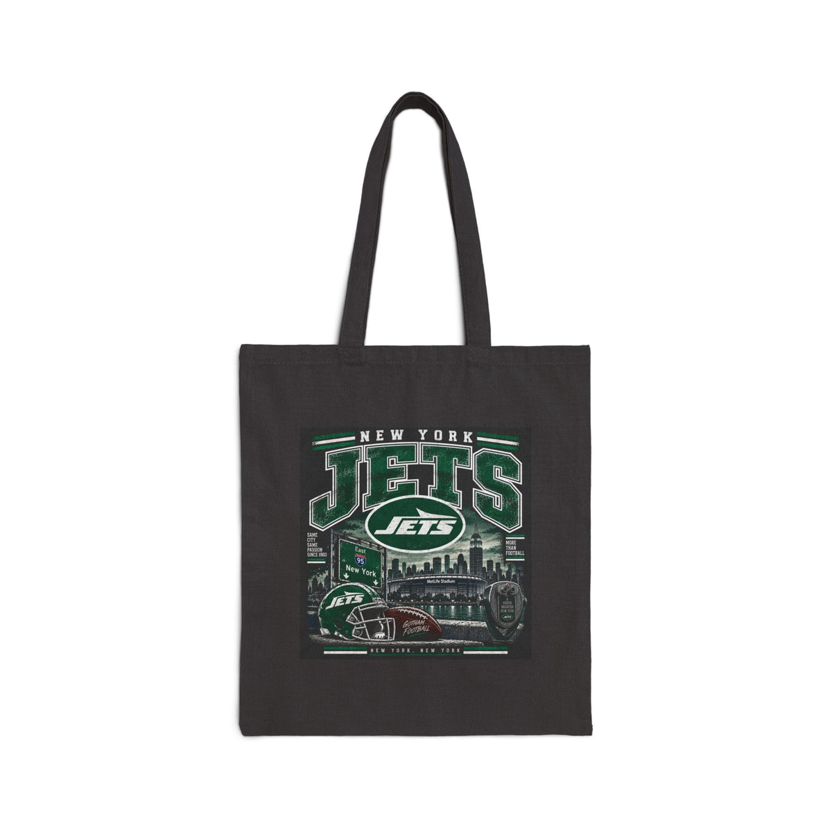 New York Jets Skyline - Canvas Tote