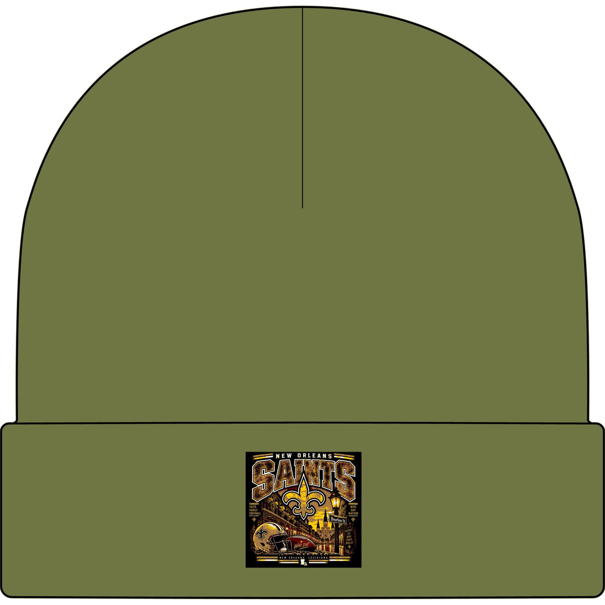 Saints Nation Glory Tee - AS Colour 1107 Cuff Beanie