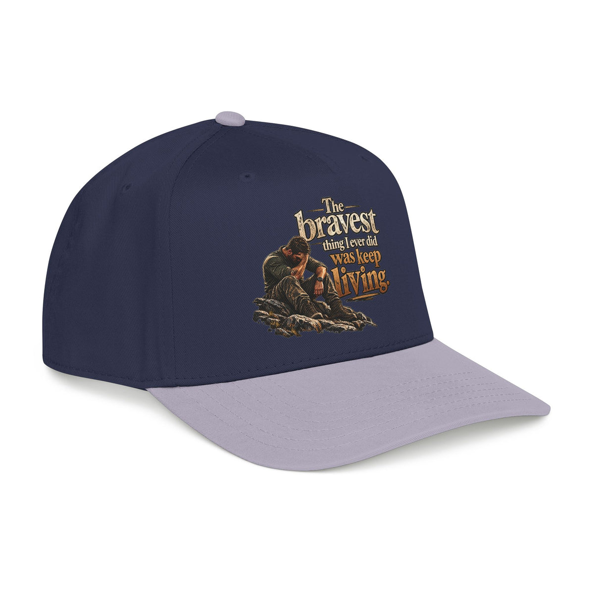 The Bravest Thing I Ever Did Was Keep Living - OTTO Baseball Hat