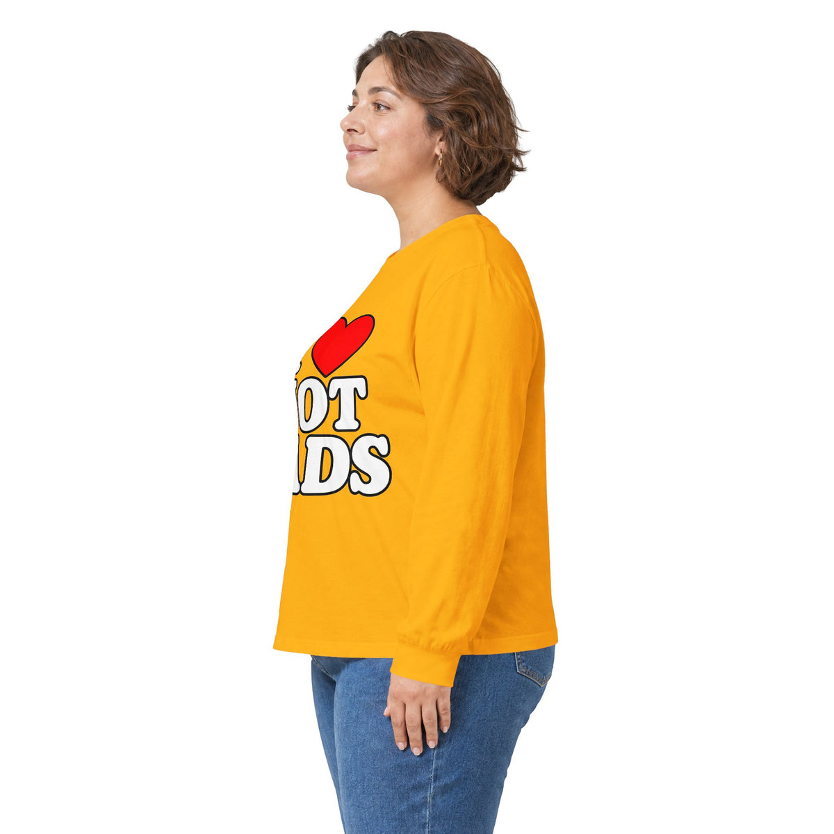I Love Hot Dads - Unisex Ultra Cotton Long Sleeve Tee