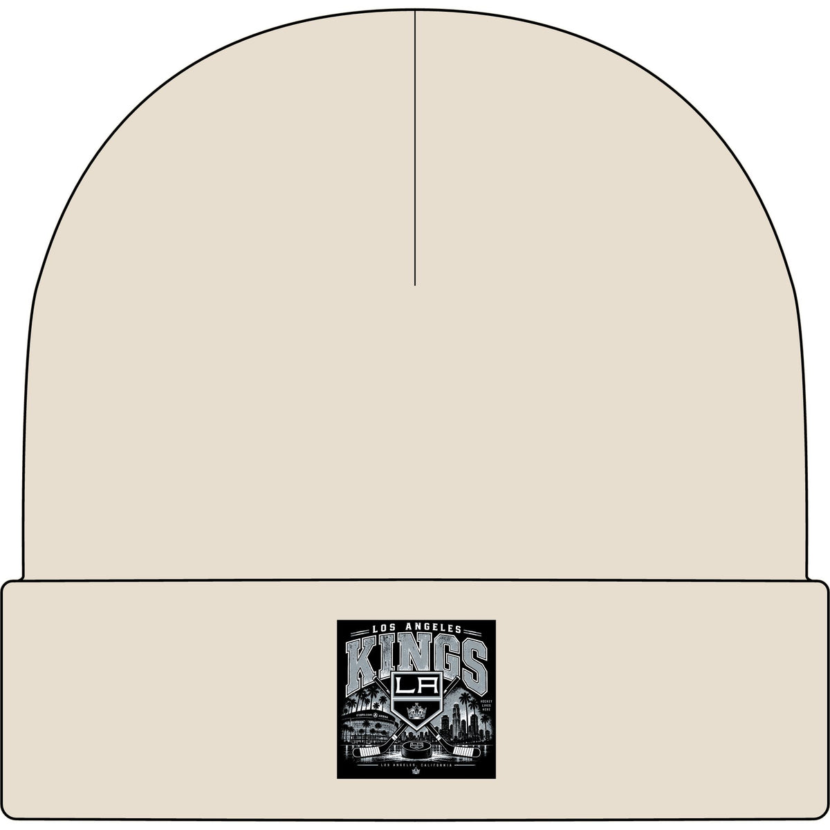 LA Kings Hockey Lives Here - AS Colour 1107 Cuff Beanie
