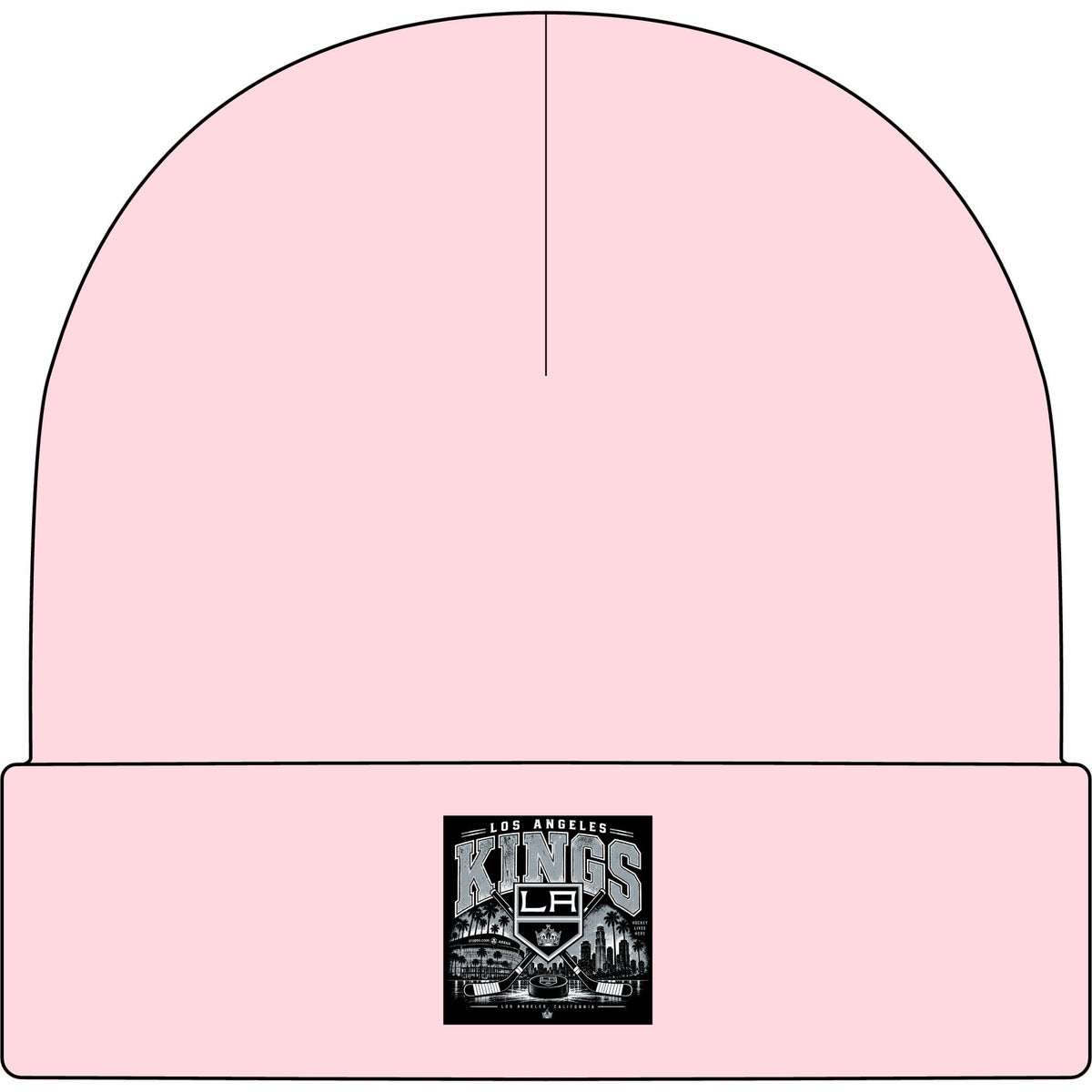 LA Kings Hockey Lives Here - AS Colour 1107 Cuff Beanie