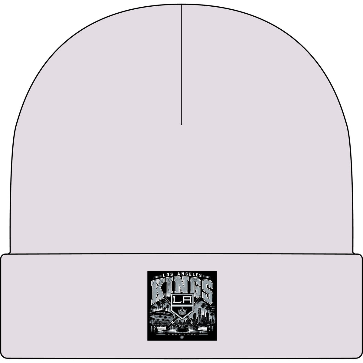 LA Kings Hockey Lives Here - AS Colour 1107 Cuff Beanie