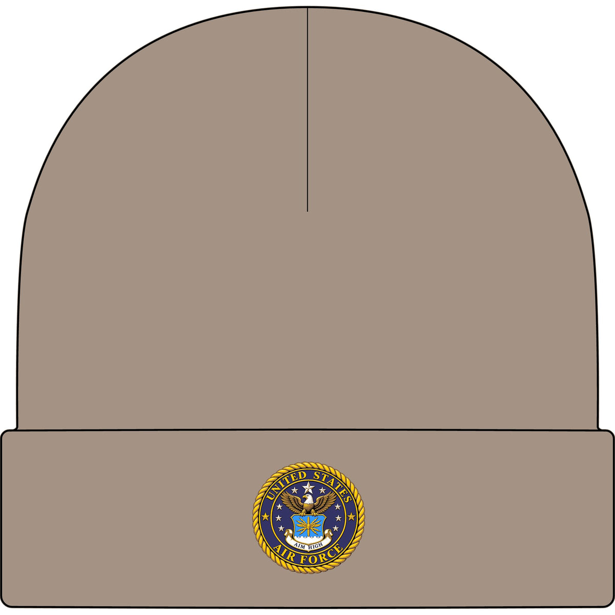 U.S. Air Force Emblem - AS Colour 1107 Cuff Beanie
