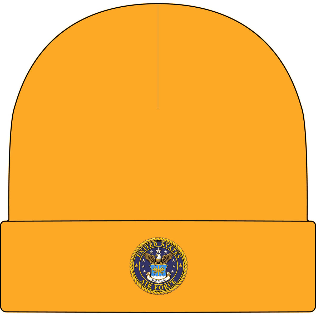 U.S. Air Force Emblem - AS Colour 1107 Cuff Beanie