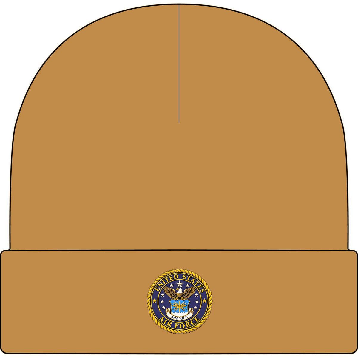 U.S. Air Force Emblem - AS Colour 1107 Cuff Beanie
