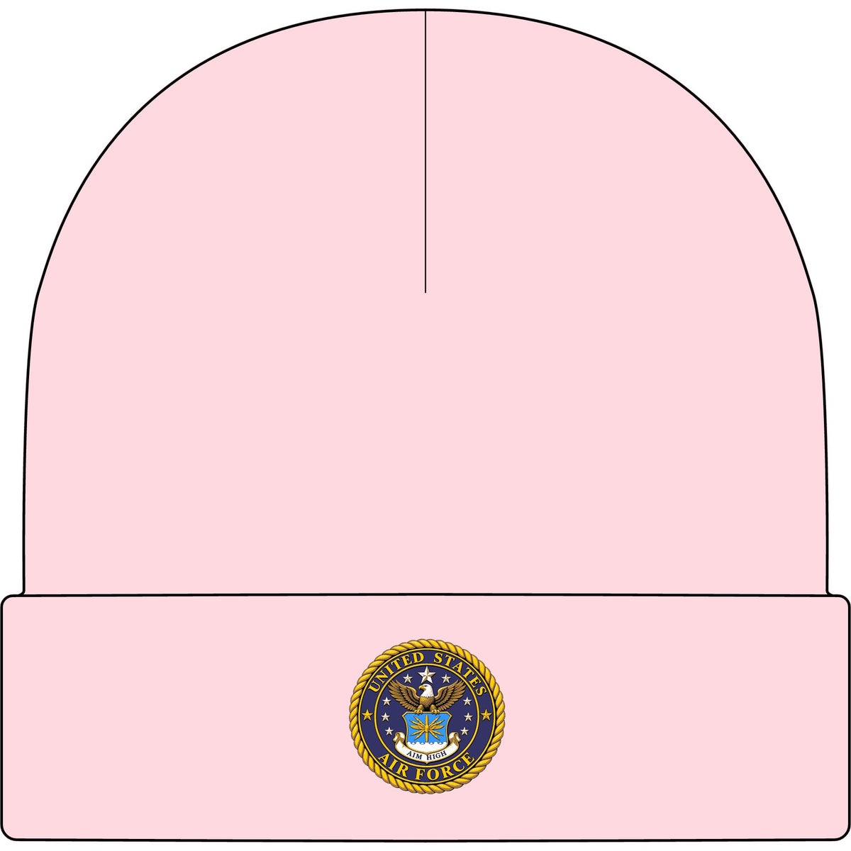 U.S. Air Force Emblem - AS Colour 1107 Cuff Beanie