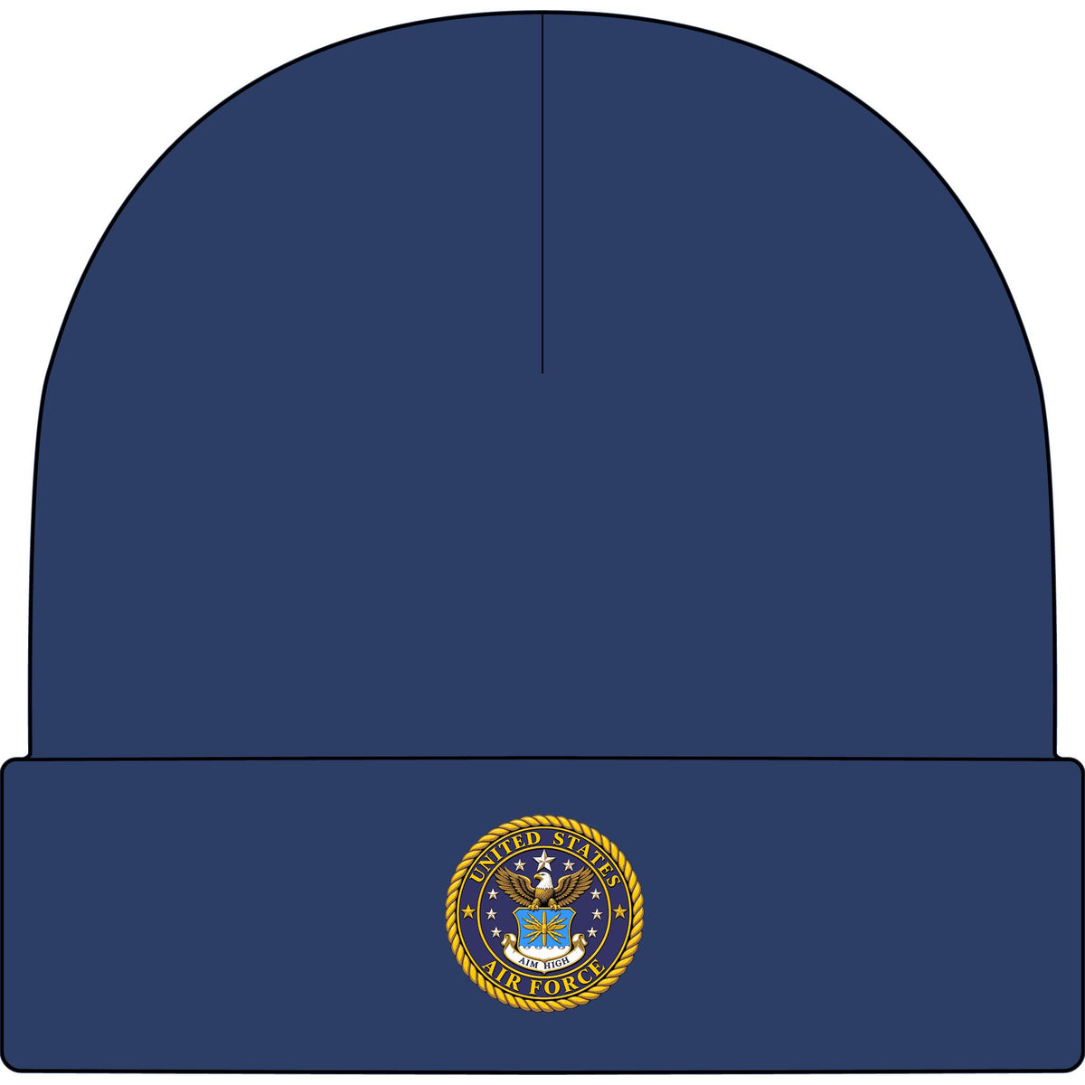 U.S. Air Force Emblem - AS Colour 1107 Cuff Beanie