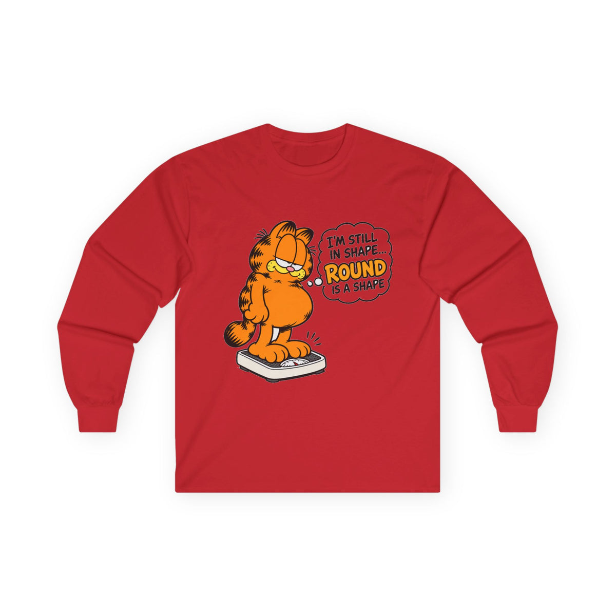 Round Shape Garfield - Unisex Ultra Cotton Long Sleeve Tee