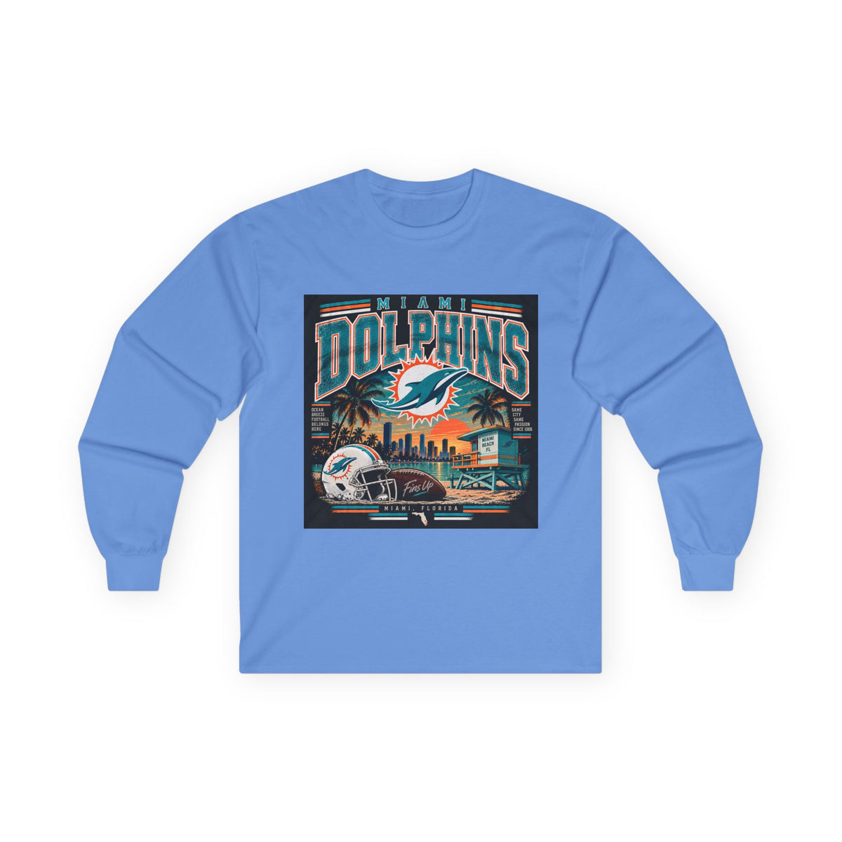 Miami Dolphins Paradise - Unisex Ultra Cotton Long Sleeve Tee