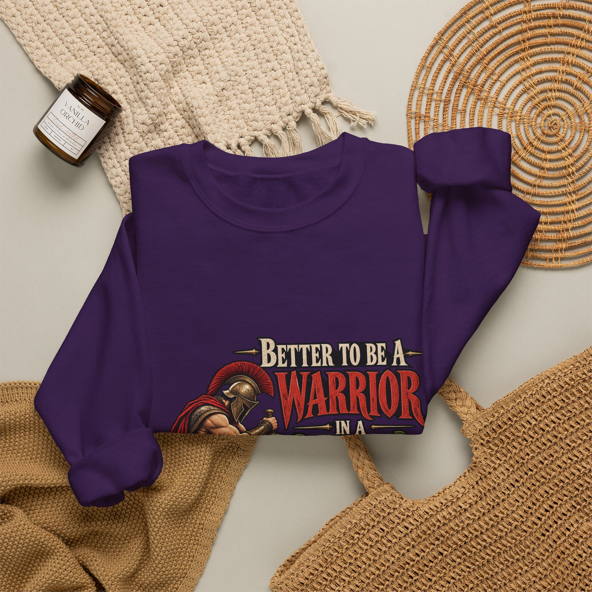 Warrior In A Garden - Crewneck Sweatshirt