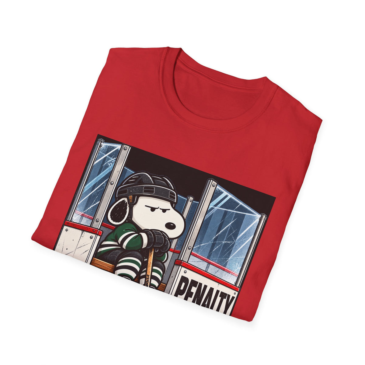Snoopy Hockey Penalty Box Green - Classic Tee