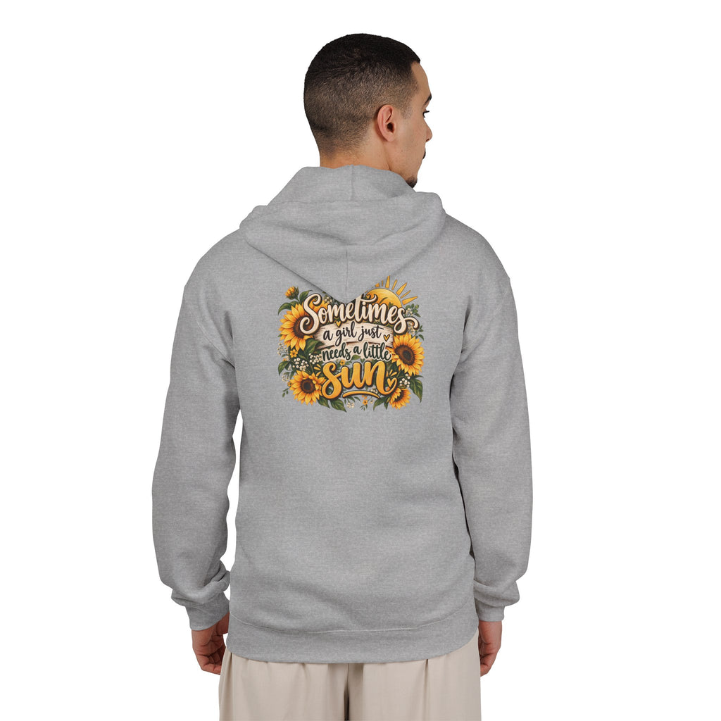 Sunshine Motivation Tee - Full-Zip Hooded Sweatshirt