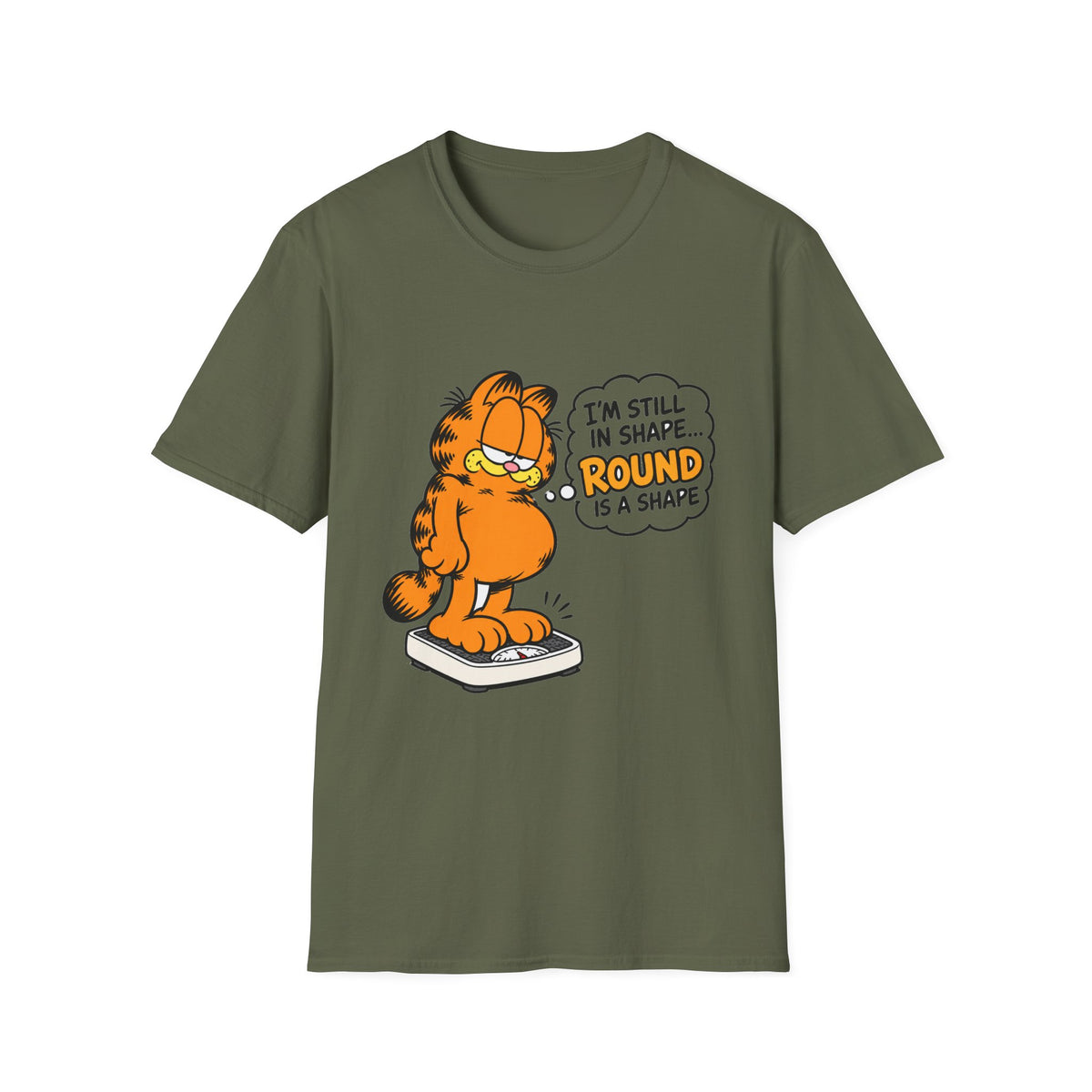 Round Shape Garfield - Classic Tee