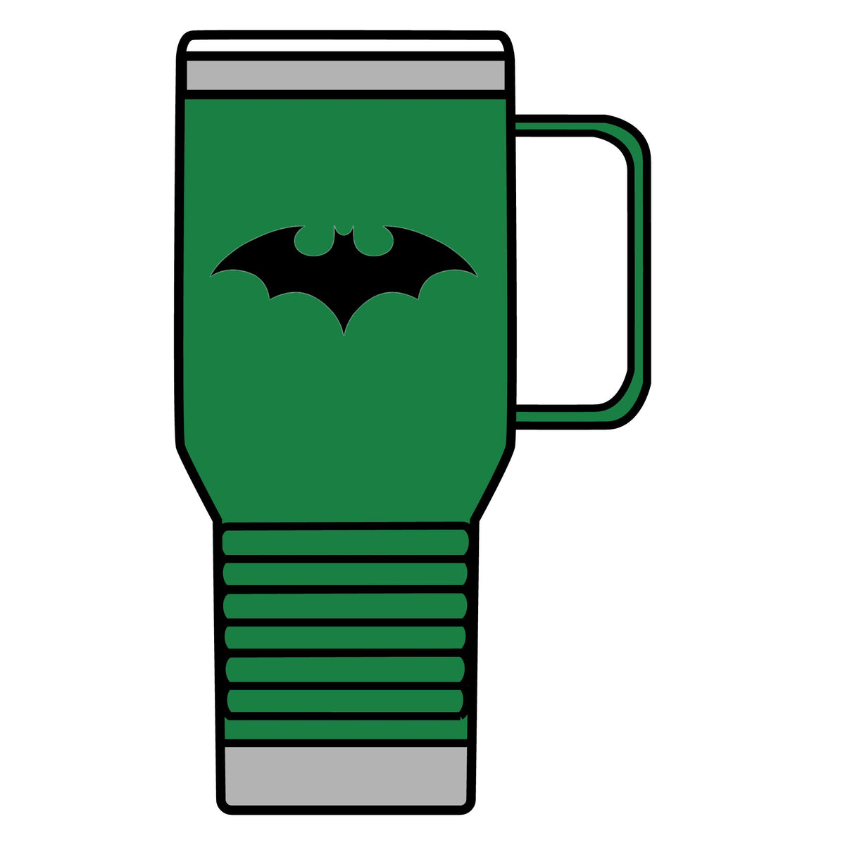 Midnight Bat Emblem - 20oz Insulated Mug