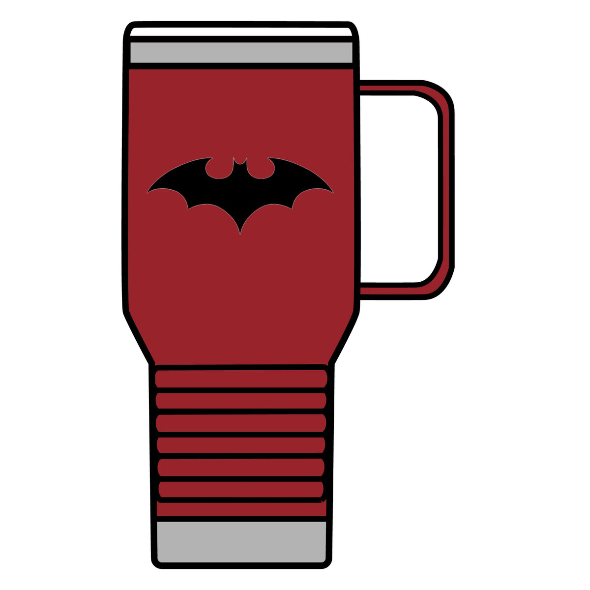 Midnight Bat Emblem - 20oz Insulated Mug