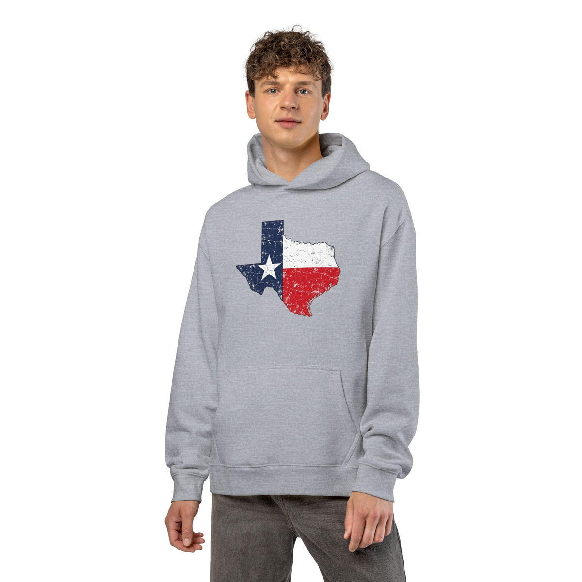 Weathered Texas Flag - Hoodie