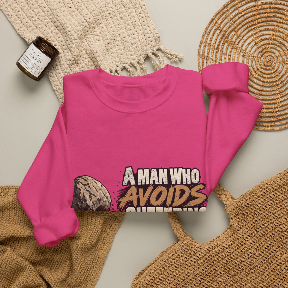 A Man Who Avoids Suffering - Crewneck Sweatshirt