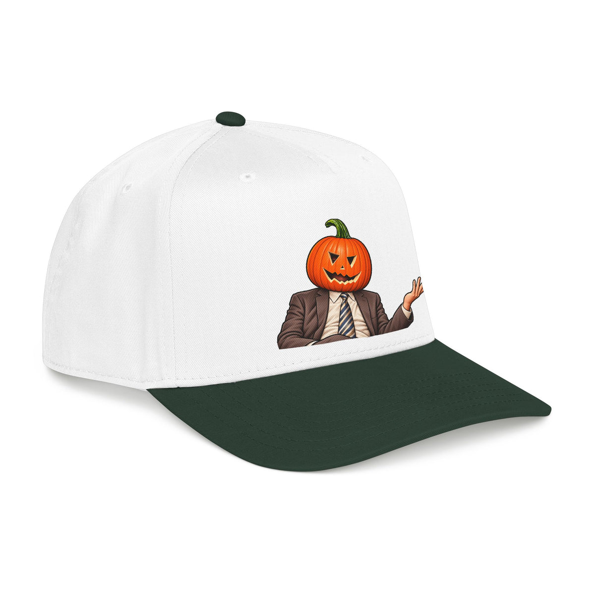 Pumpkin Head Office Cartoon - OTTO Baseball Hat